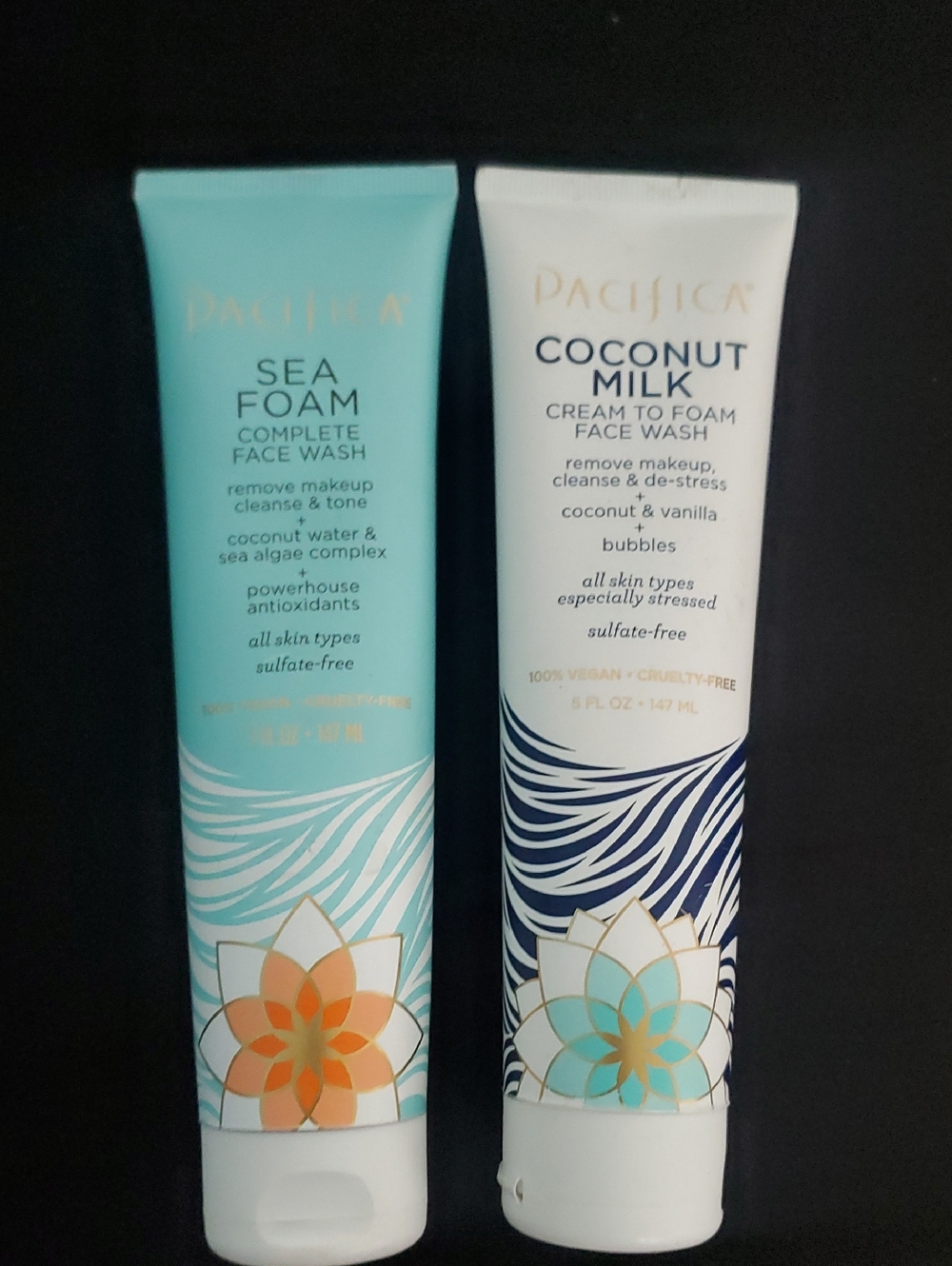 2 Pacifica Face Wash Coconut Milk and Sea Foam